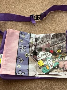 Kids Purple Mickey Mouse Crossbody Bag